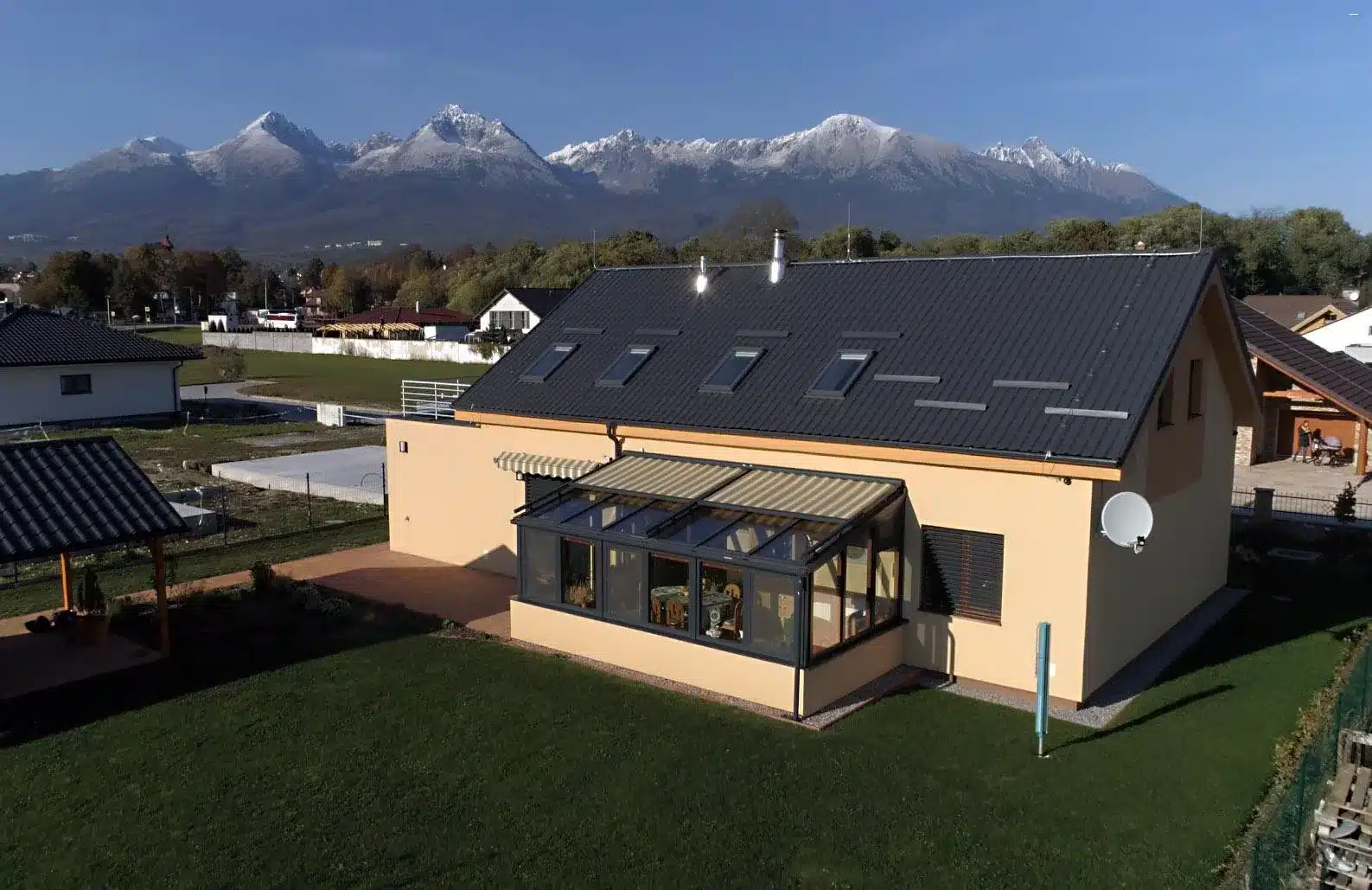 Eurookna realizácia zimnej záhrady Poprad